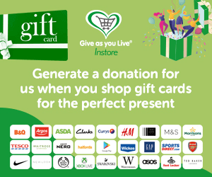 Donate as you shop at no extra cost to you with Give As you Live