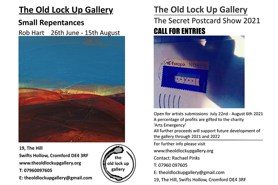 Rob Hart - Solo Show & Secret Postcard Show info