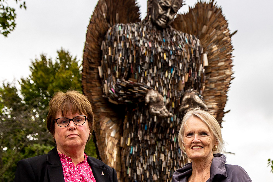 National Monument Against Violence and Aggression 'The Knife Angel' is to visit Chesterfield
