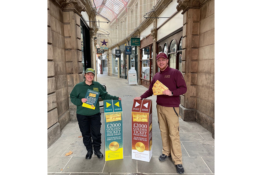 City Centre BIDs Launch Golden Ticket Prize Draw