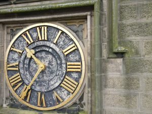 Belper clock before