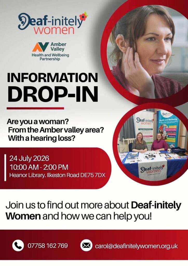 Are you a woman with hearing loss living in the Amber Valley area?